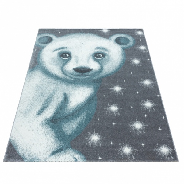Bambi Kids Blue Bear Rug
